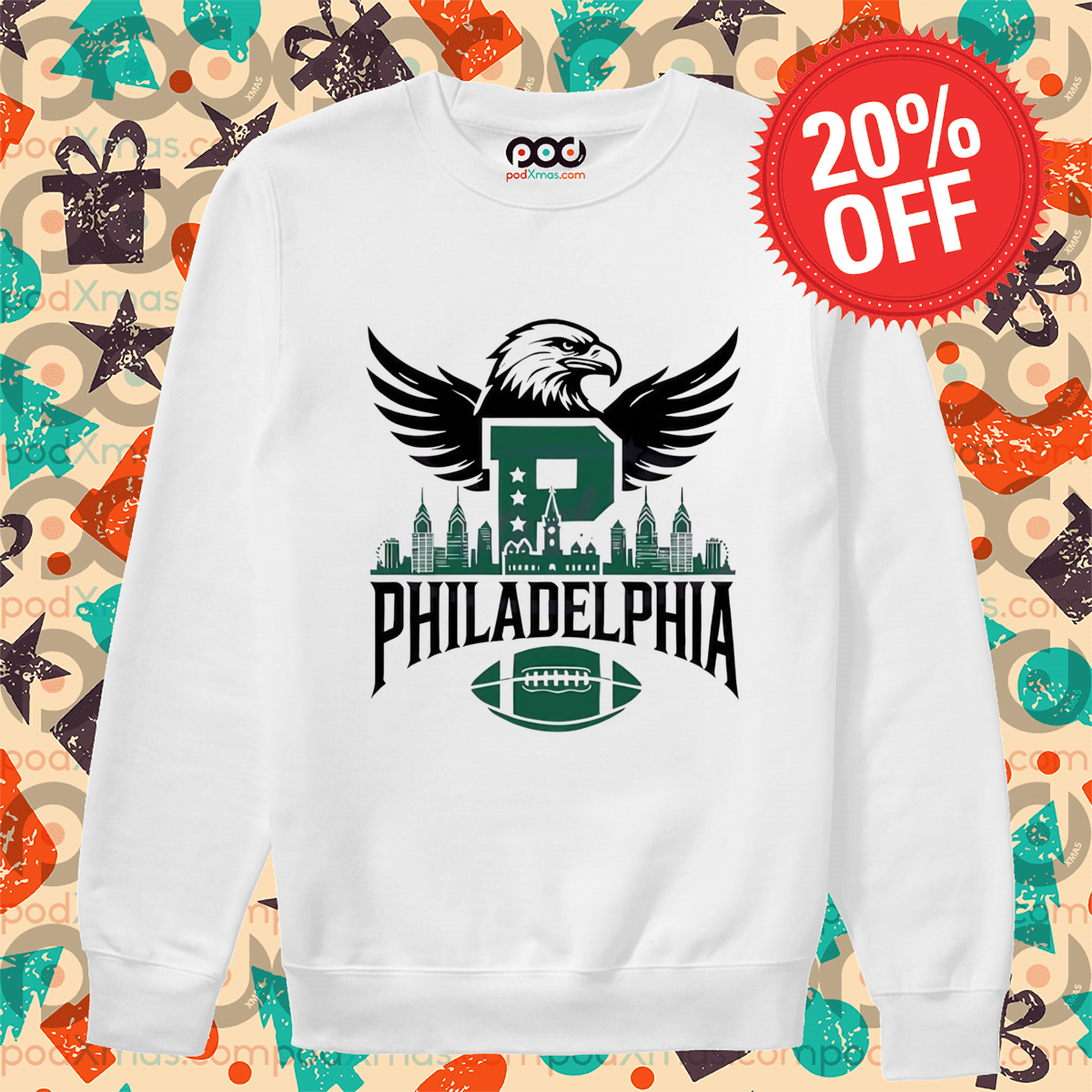 Philadelphia City Football Logo Mascot 2025 Shirt
