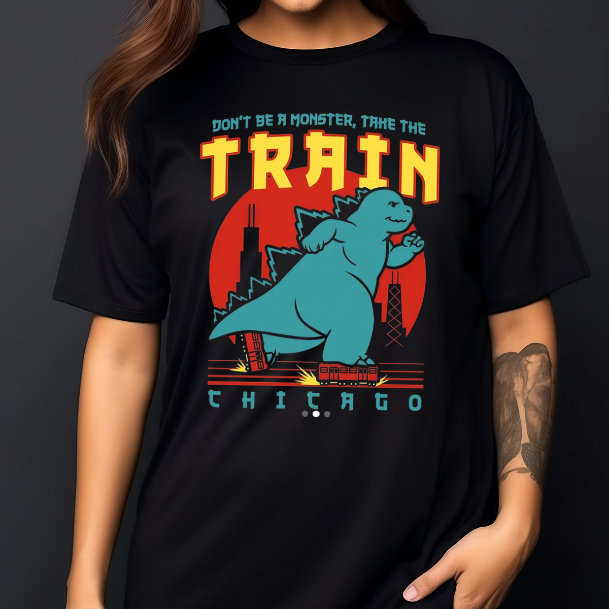 Don't be monster take the train chicago shirt