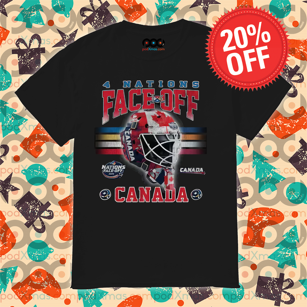 The 2025 NHL 4 Nations Face-Off Canada Shirt