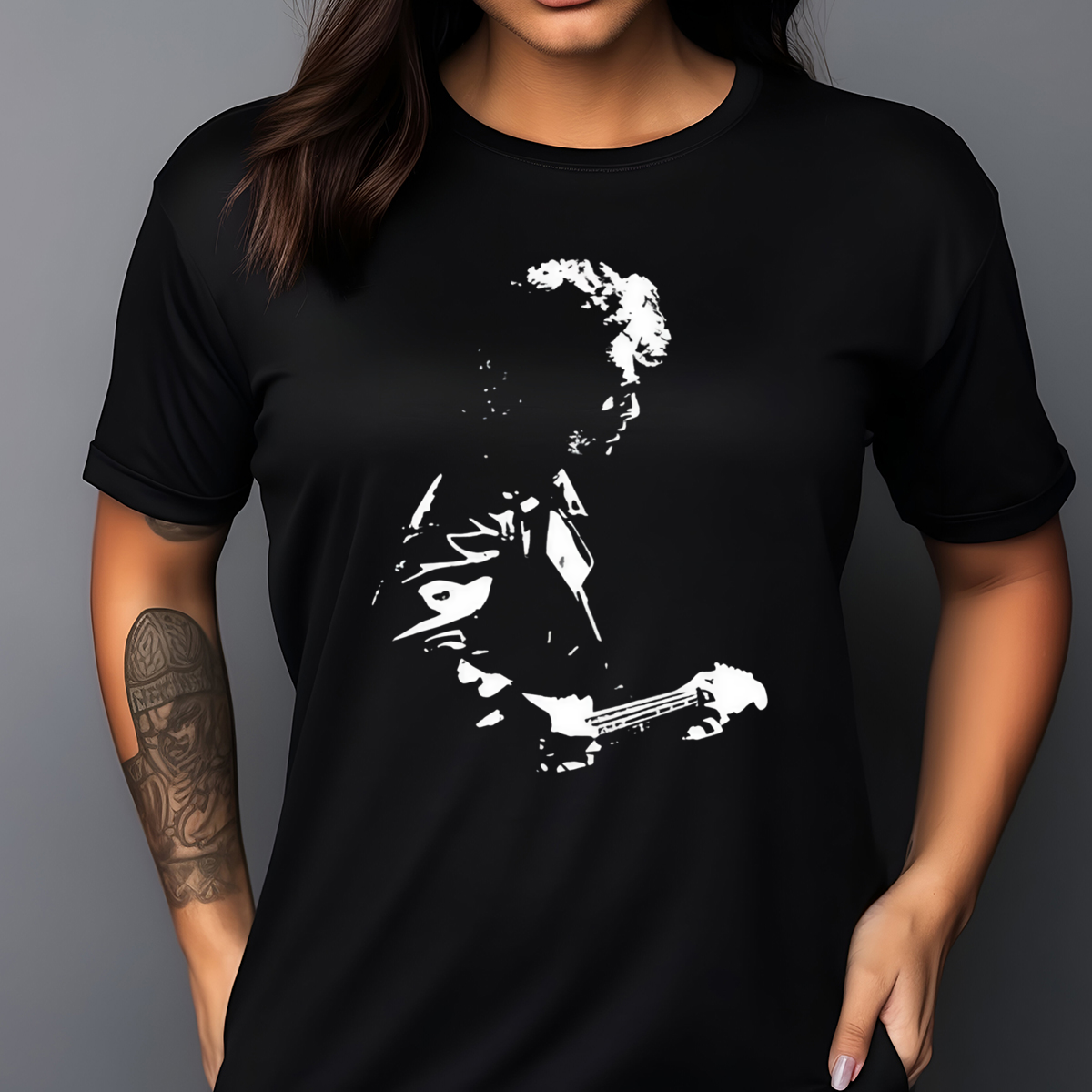 Timothée Chalamet A Complete Unknown Silhouette Shirt