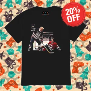 Trump Defeating Justin Trudeau MEME Hockey Shirt
