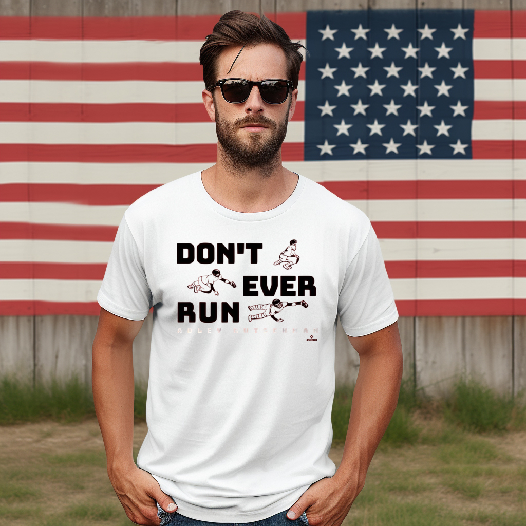 Adley Rutschman Don’t Ever Run Baltimore Orioles MLB Baseball 2025 Shirt