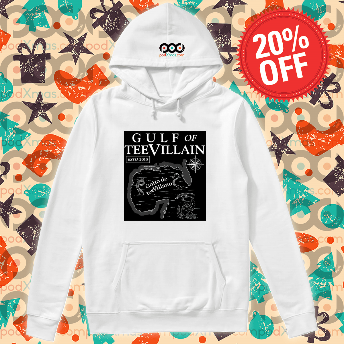 Gulf of tV Gulf of tee villain golfo de tee villano ESTD 2013 shirt