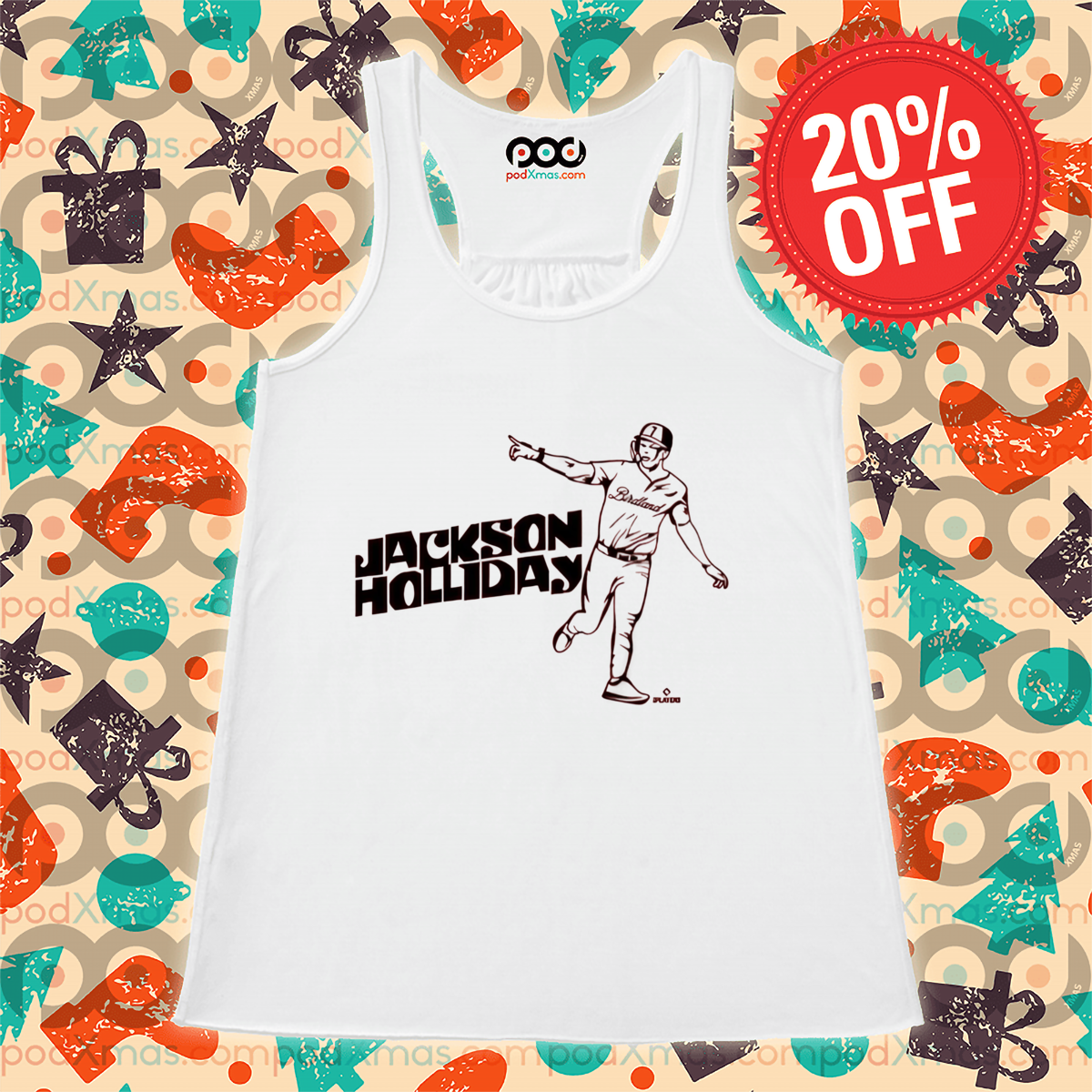 Jackson Holliday Baltimore Orioles Point Pose Shirt