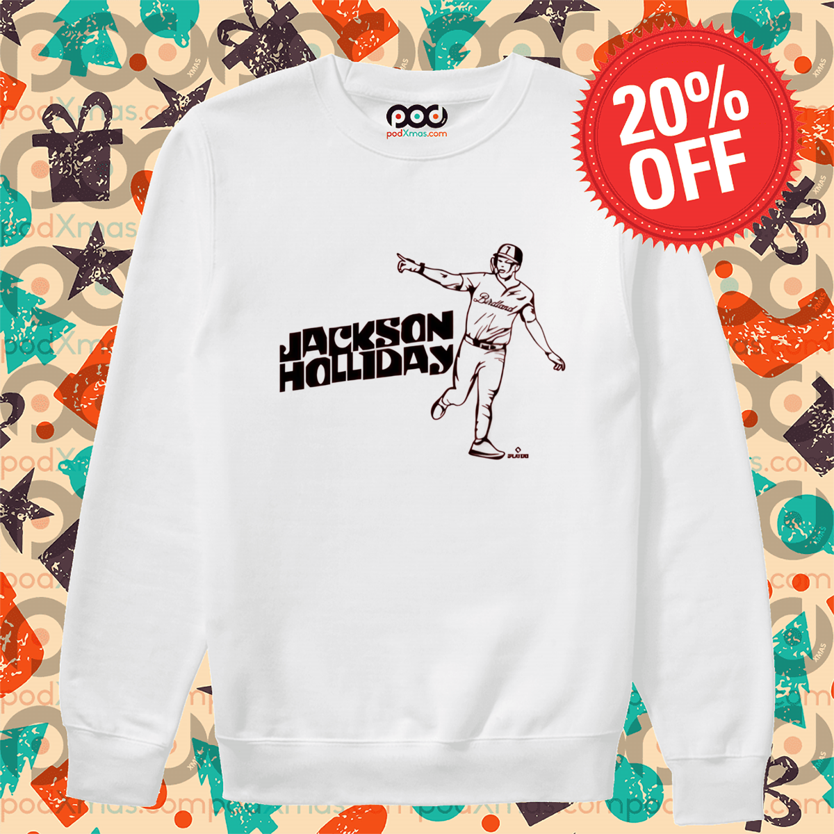 Jackson Holliday Baltimore Orioles Point Pose Shirt