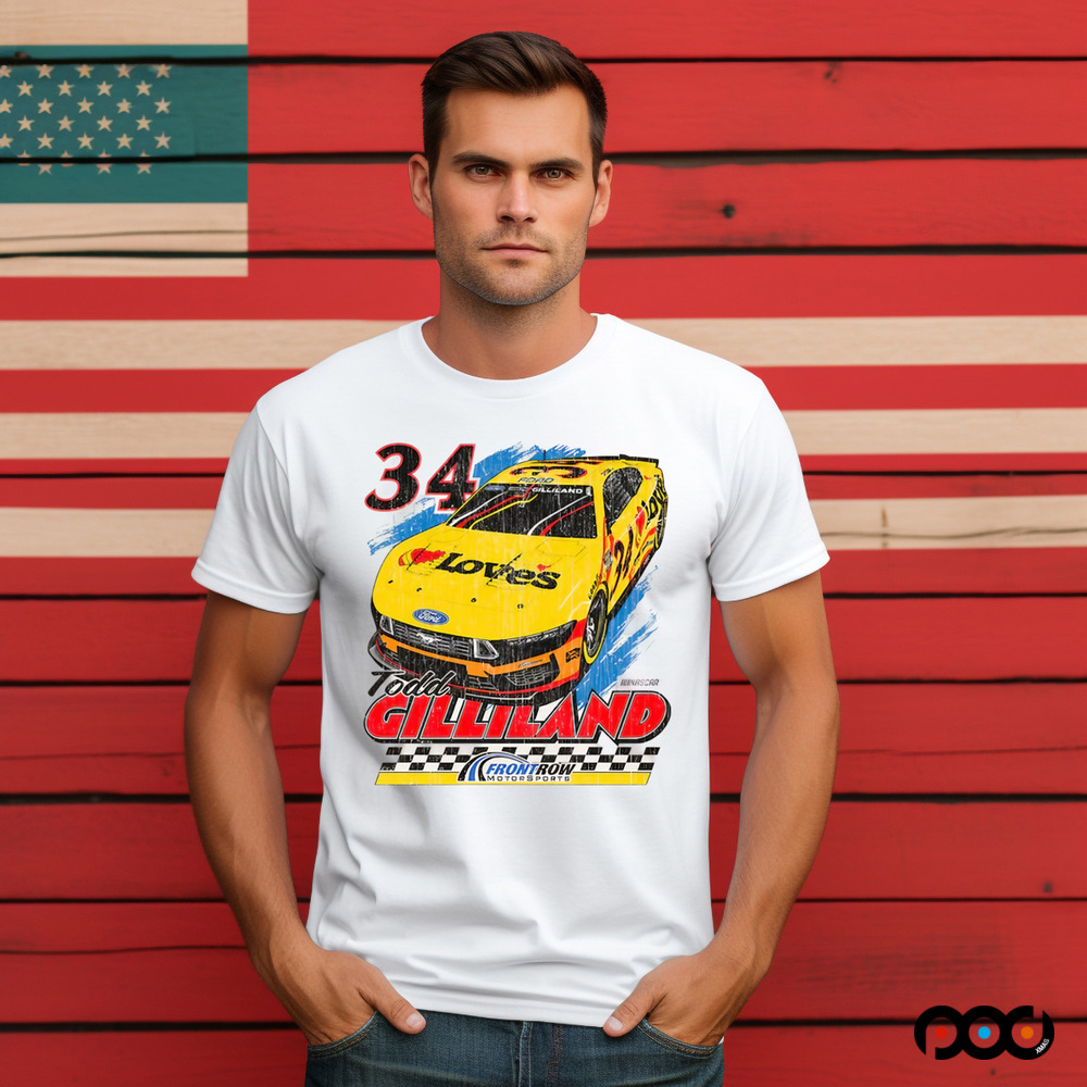 Todd Gilliland Front Row Love’s Car shirt