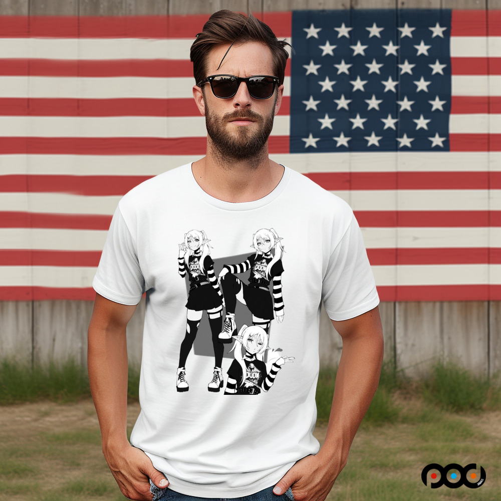 egirl frieren shirt pose shirt