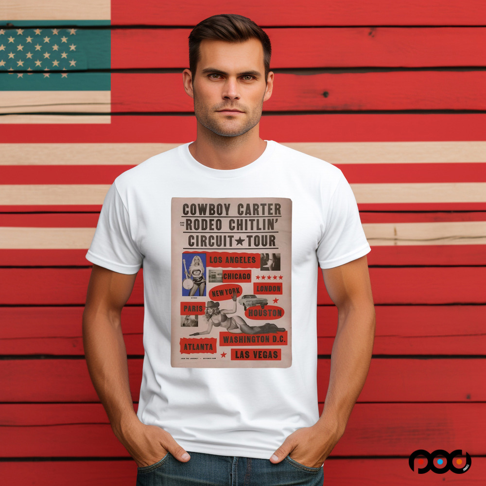 Beyonce Cowboy Carter Rodeo Chitlin' Circuit Tour 2025 Poster Shirt