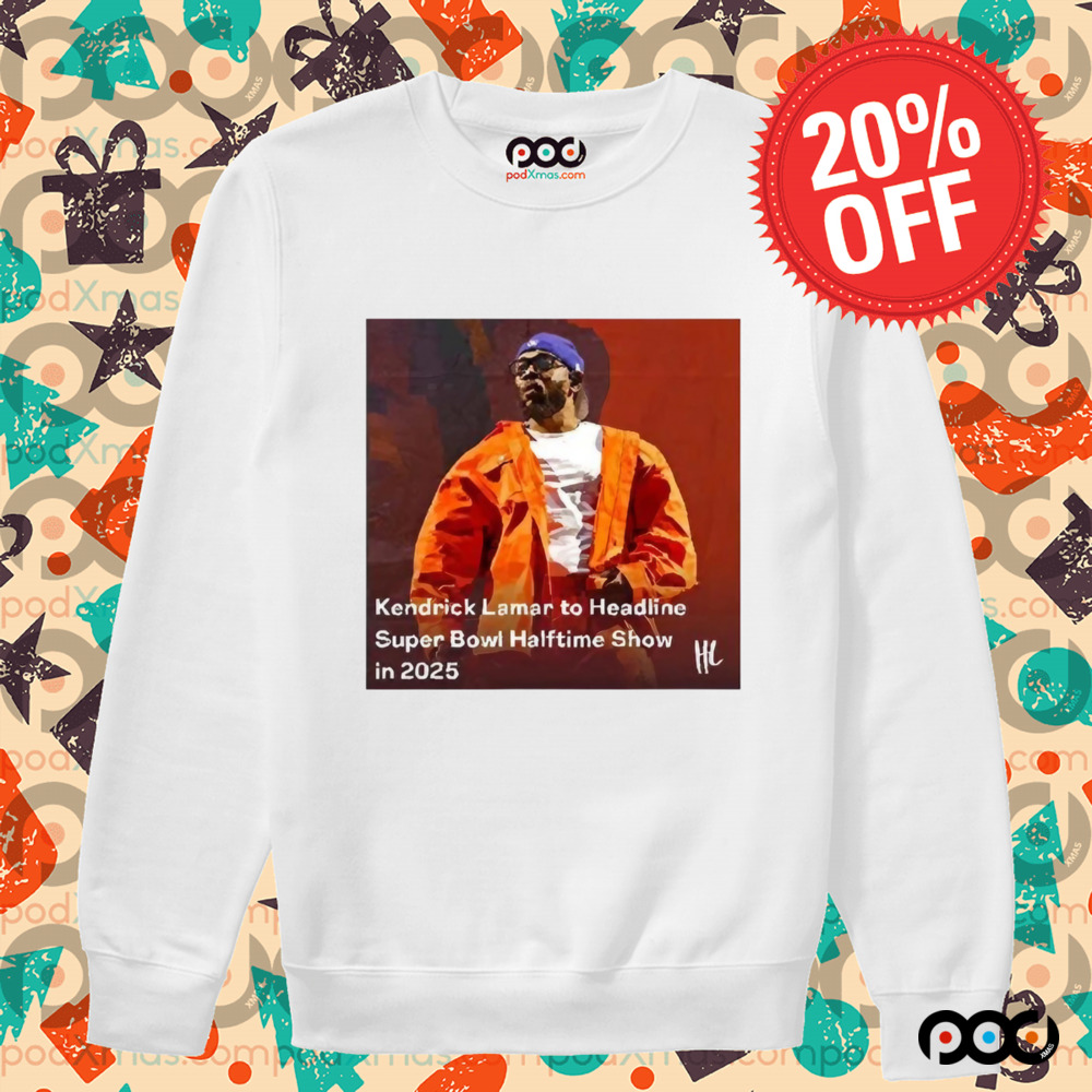 Kendrick Lamar Grammy Winner To Headline The Apple Music Super Bowl Halftime Show 2025 Shirt