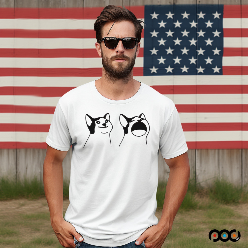 Two Cats Cute Meme Shirt