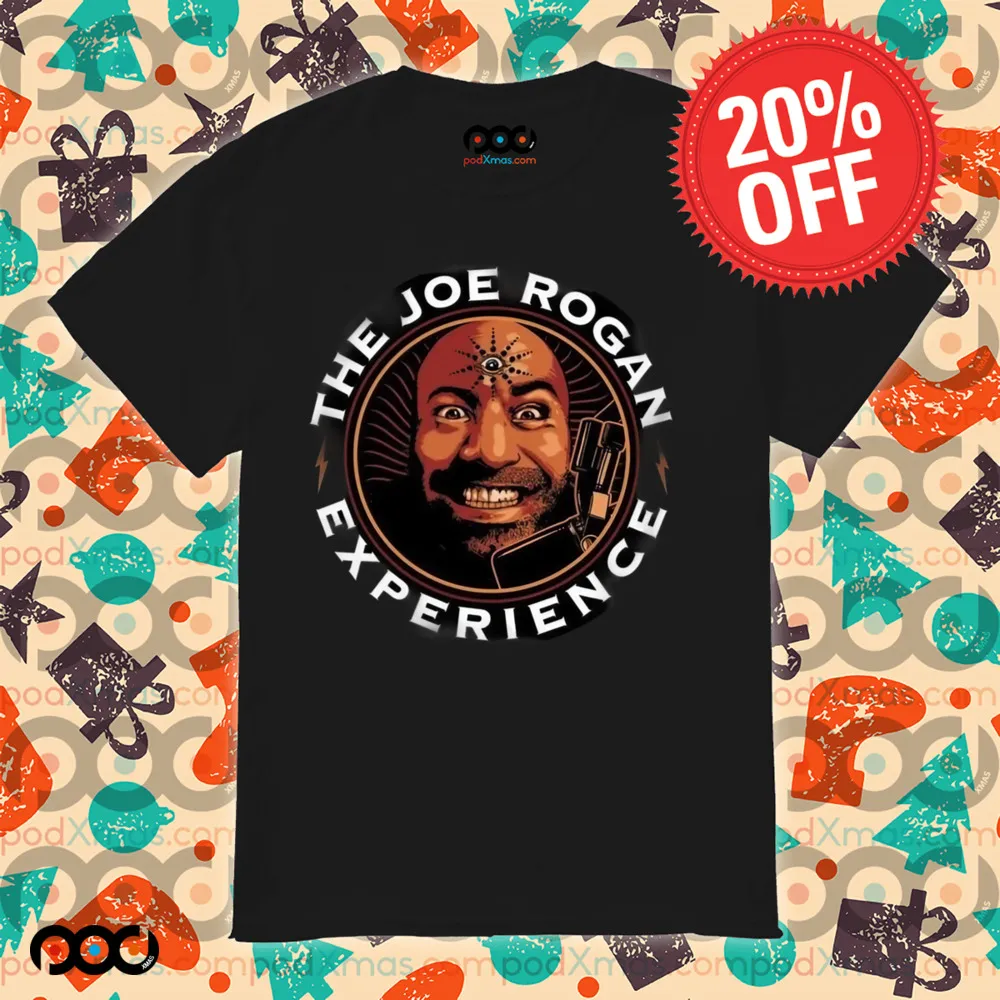 the joe rogan experience podcast logo shirt