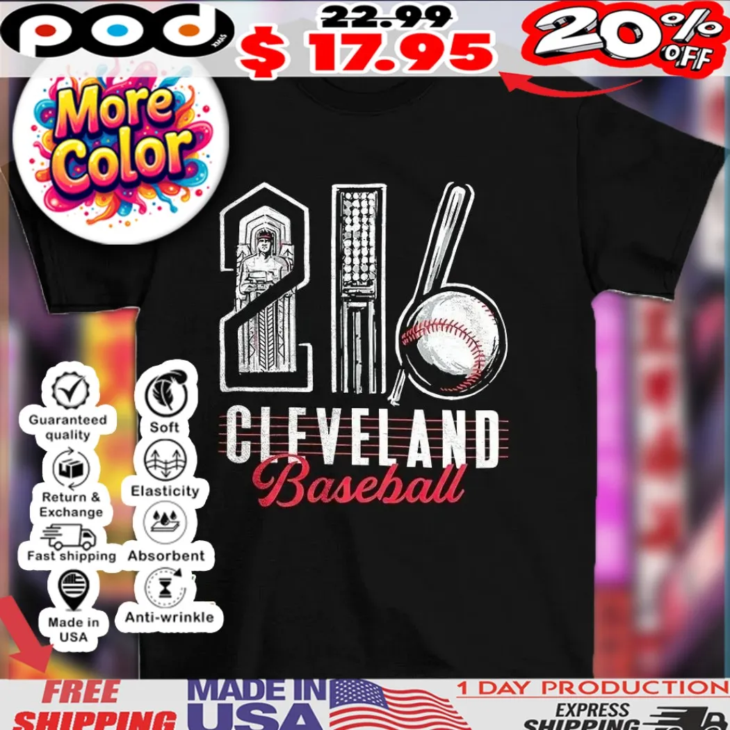 216 baseball Cleveland vintage shirt