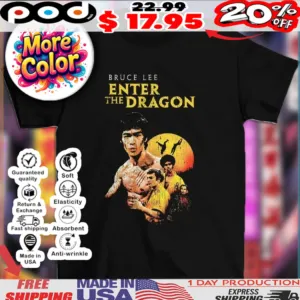 Bruce Lee enter the dragon vintage shirt