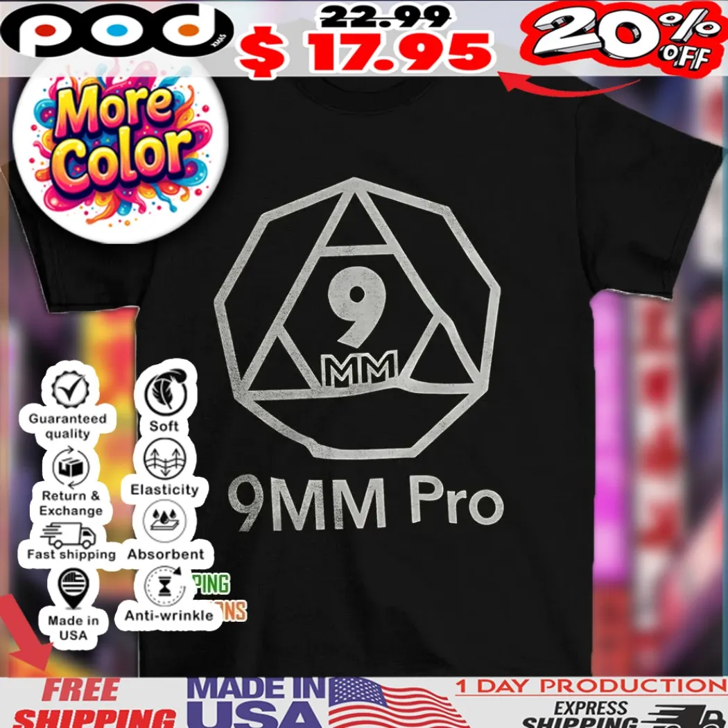 9mm pro logo vintage shirt