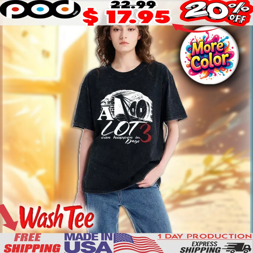 A Lot Can Happen In 3 Days Christ's Tomb Christian Vintage Shirt