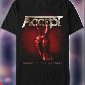 Accept Blood Of The Nations Blood Hand Shirt