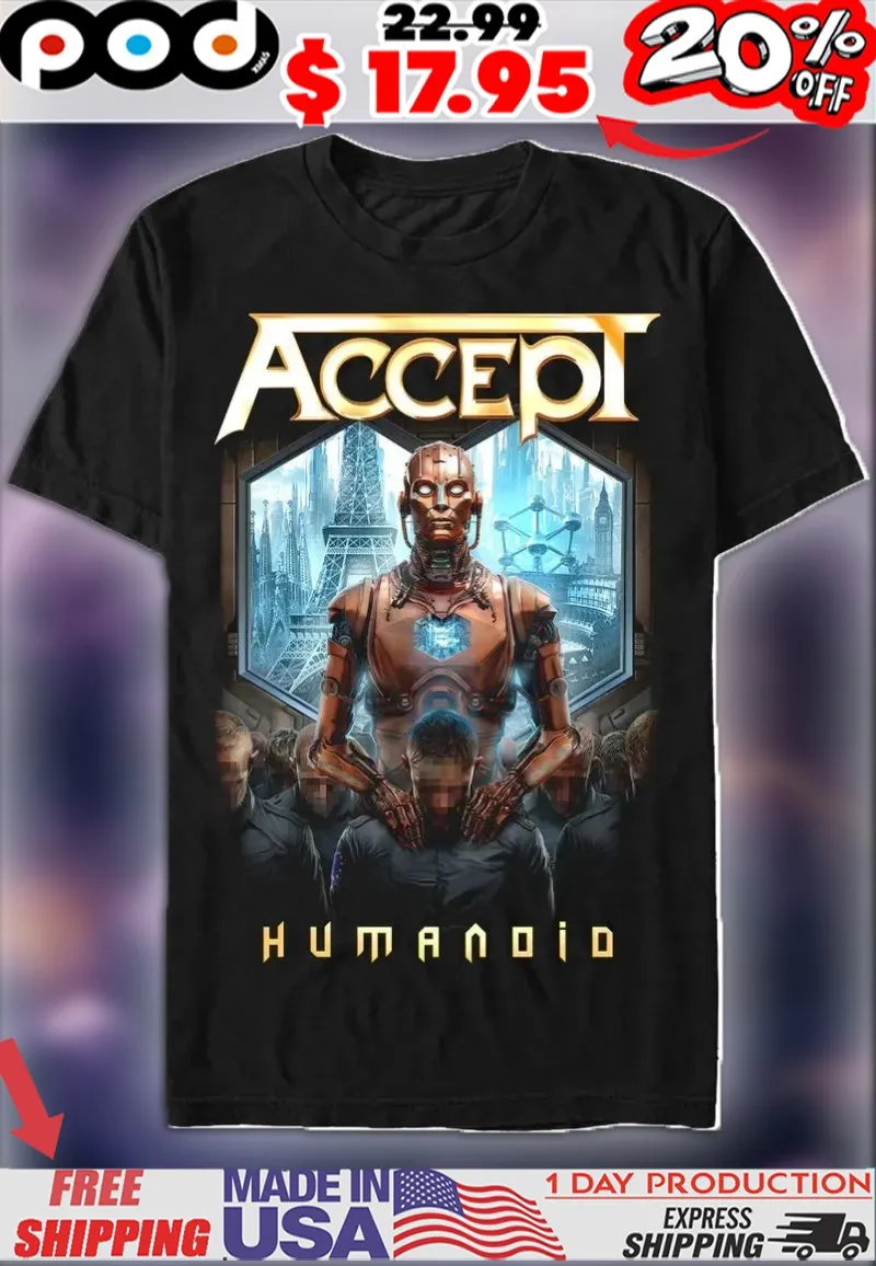 Accept Humanoid Cover Robot Shirt