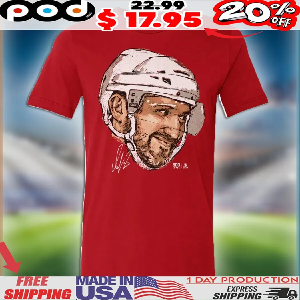 Alex Ovechkin Washington Capitals Graphic Portrait Signature Shirt