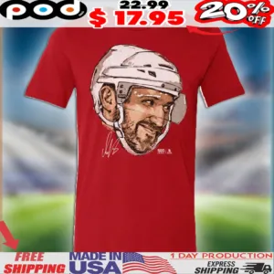 Alex Ovechkin Washington Capitals Graphic Portrait Signature Shirt