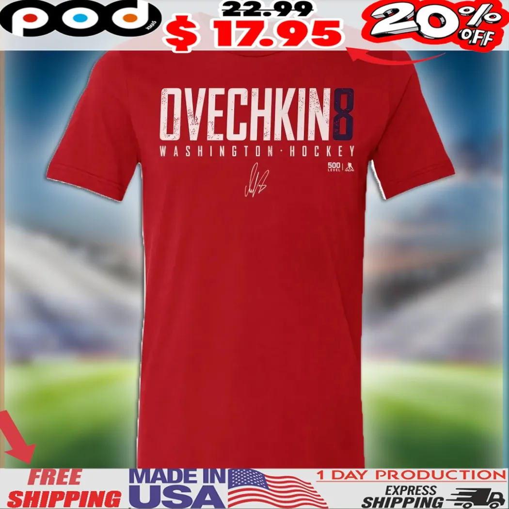 Alex Ovechkin Washington Elite Hockey Signature Shirt