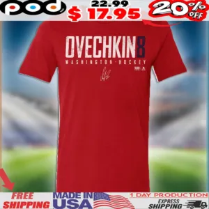 Alex Ovechkin Washington Elite Hockey Signature Shirt