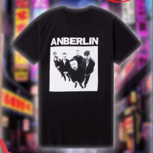 Anberlin Black & White Group Photo Vintage Shirt