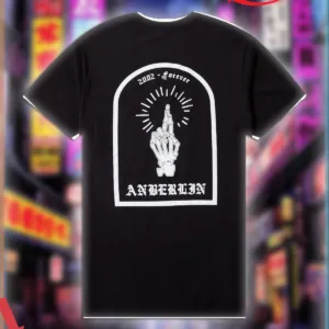 Anberlin Forever 2002 Skeleton Hand Vintage Shirt