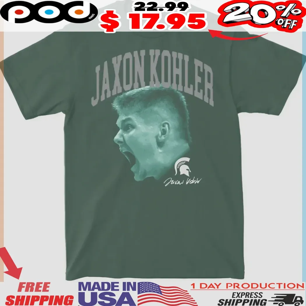 Anon Kohler Michigan State Throwback Football Shirt