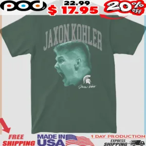 Anon Kohler Michigan State Throwback Football Shirt