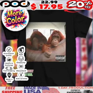 Ape Anthem monkey mugshot photo shirt