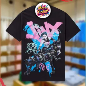 Arcane Jinx Graffiti Jumbo Graphic Shirt