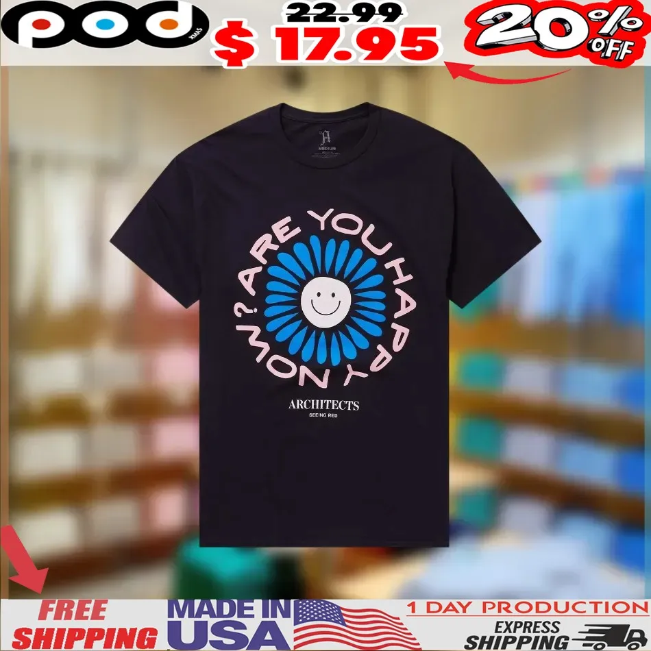 Architects Are You Happy Now Flower Icon Shirt