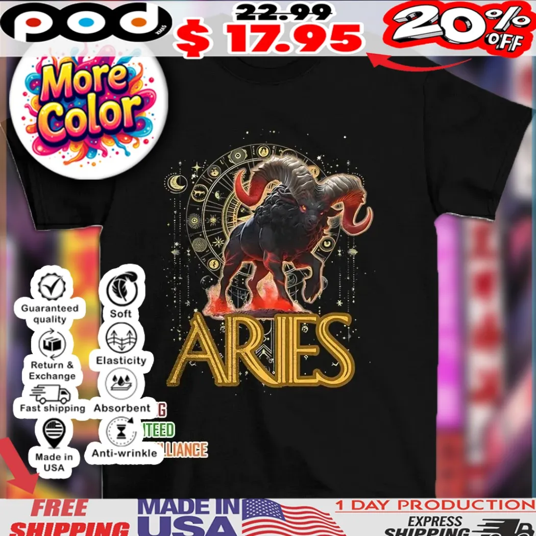 Aries Celestials II Zodiac shirt