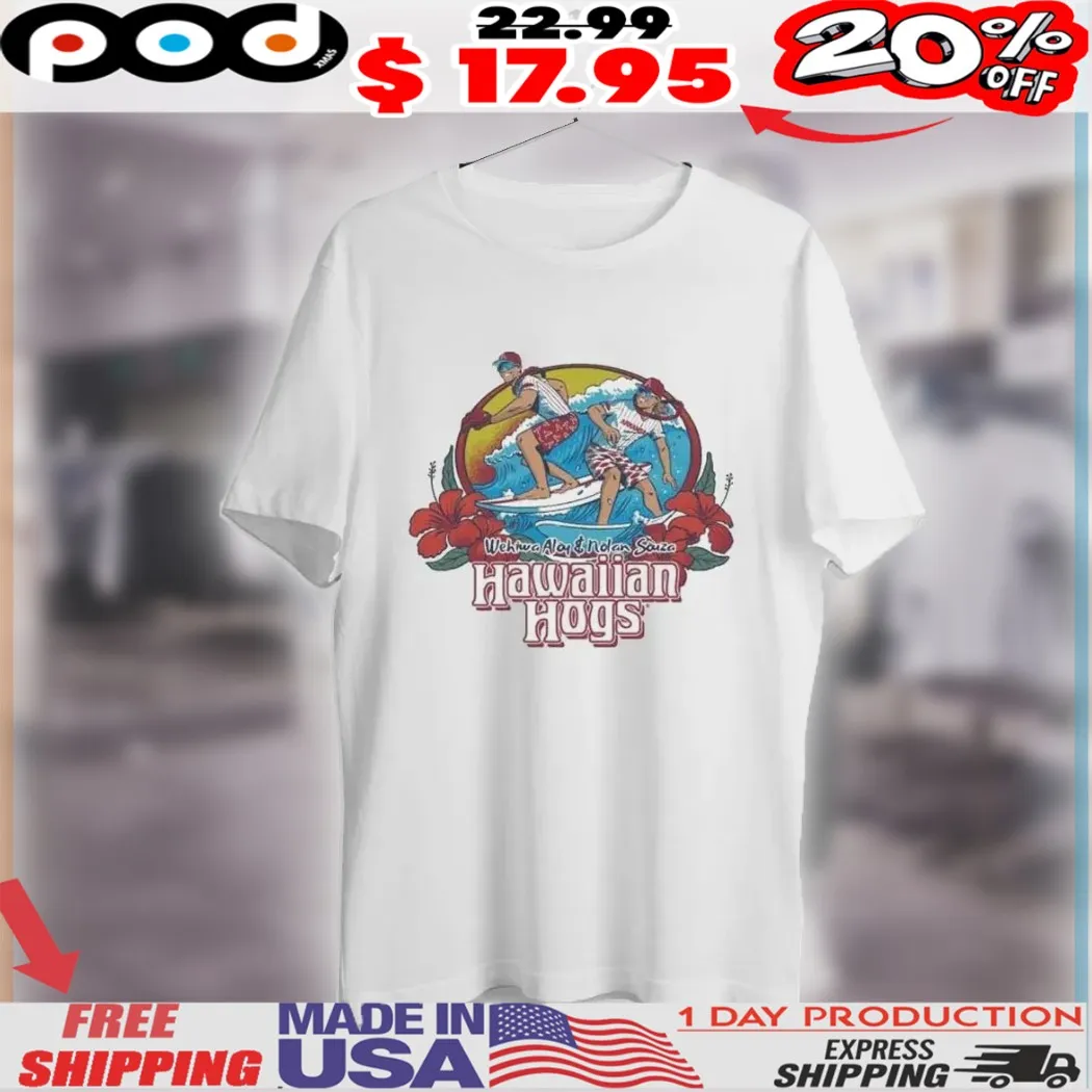 Arkansas Aloy Souza Hawaiian Hogs Shirt