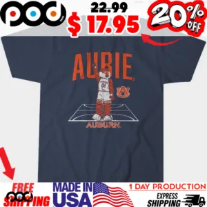 Aubie Auburn Tigers Mascot Court Basketball Shirt