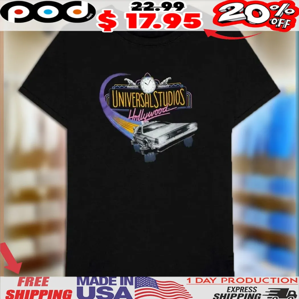 Back To The Future Universal Studios Hollywood Vintage Shirt