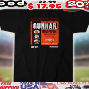 Baltimore Orioles Gunnar Henderson Old Bay Can Shirt