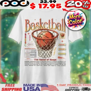 Basketball Knowledge The Game Of Hoops Sport Anatomy Basketball Novelty Graphic Shirt