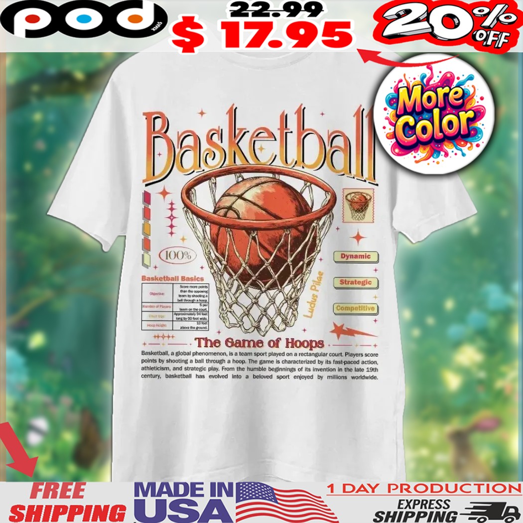 Basketball Knowledge The Game Of Hoops Sport Anatomy Basketball Novelty Graphic Shirt