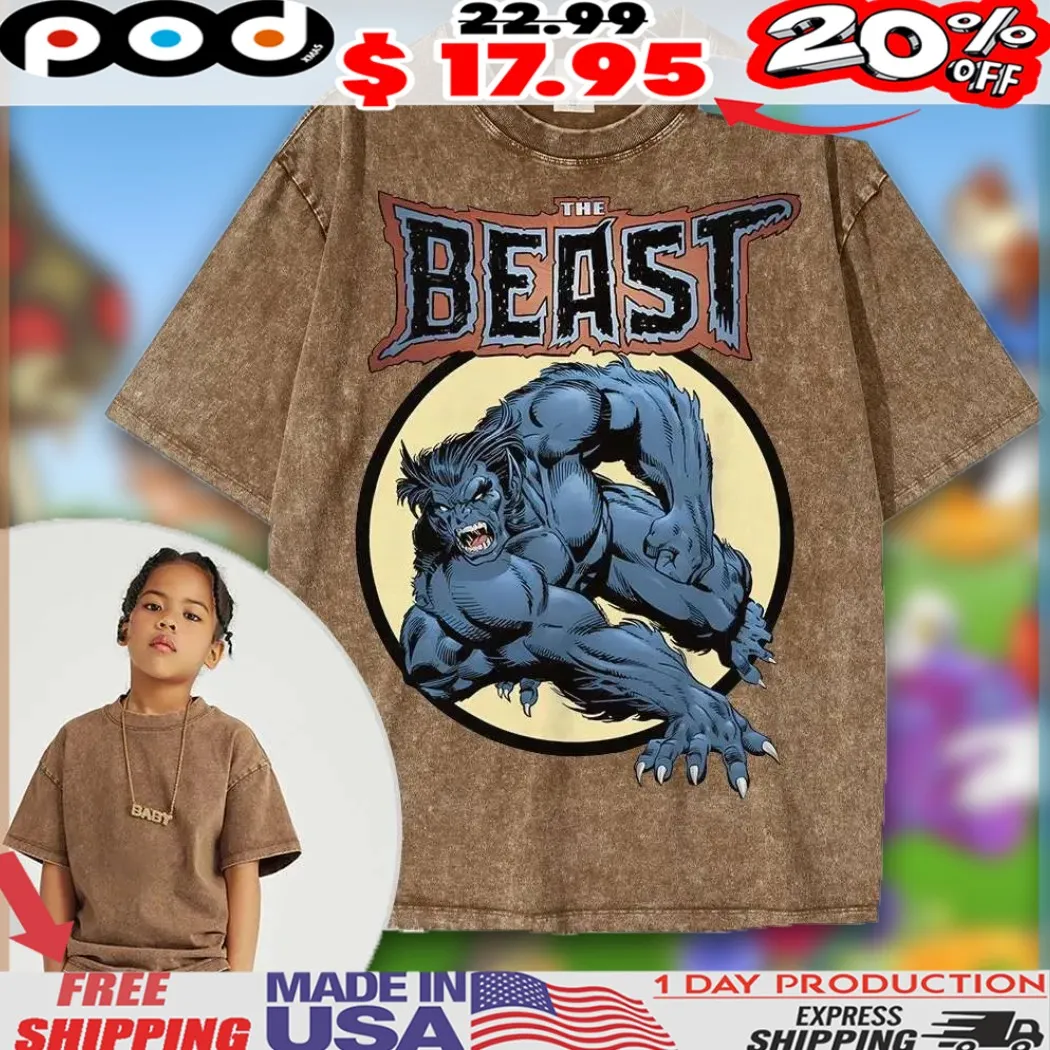 Beast X-Men Marvel Comics Kids Shirt