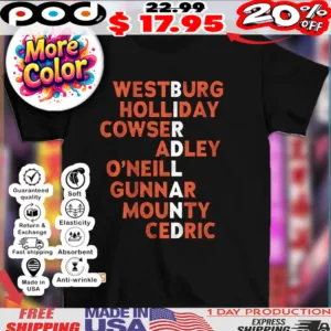 Birdland names 2025 shirt
