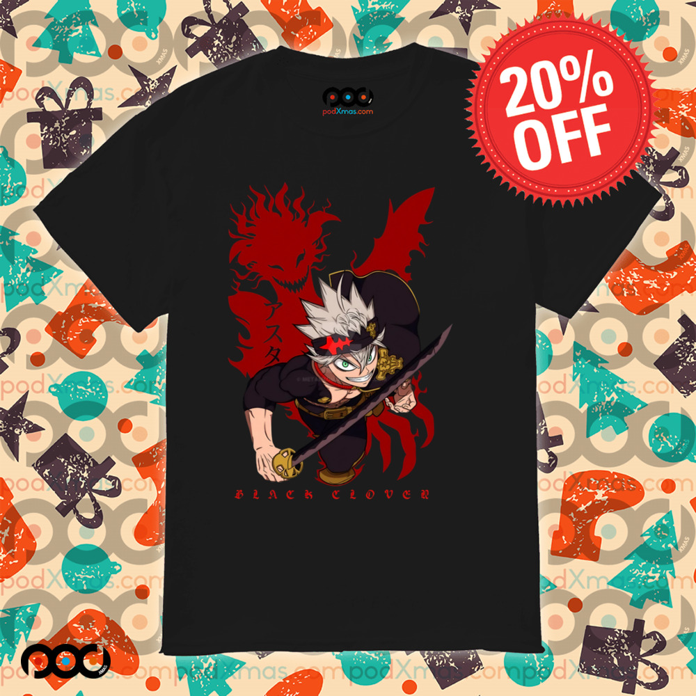 Black Clover Asta Anime Anime Streetwear Fashion Shirt