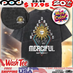 Blessed Are The Merciful Matthew 5 7 Christian Vintage Shirt