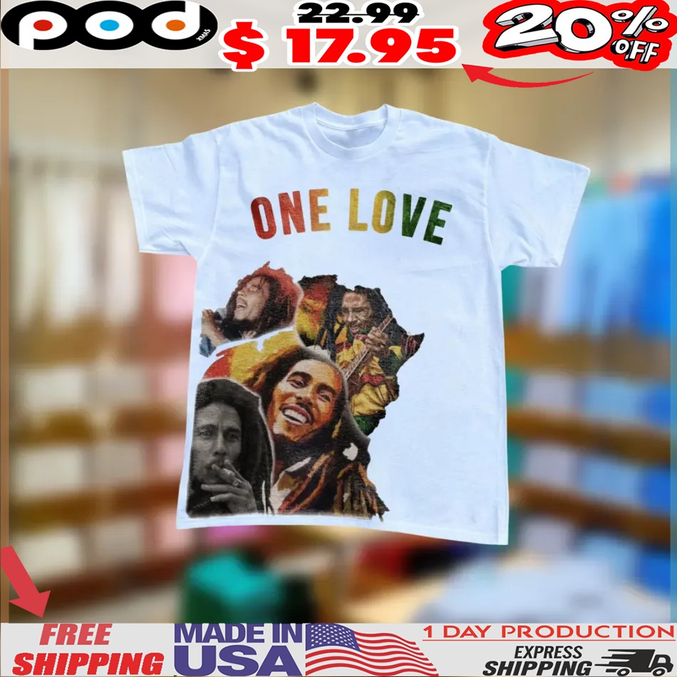 Bob Marley One Love Vintage Bootleg Shirt