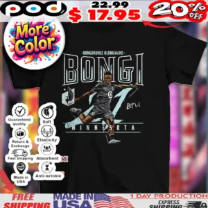 Bongokuhle Hlongwane Minnesota United feature vintage pose shirt