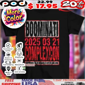 Boomminati 2025 03 21 complexcon streetwear shirt