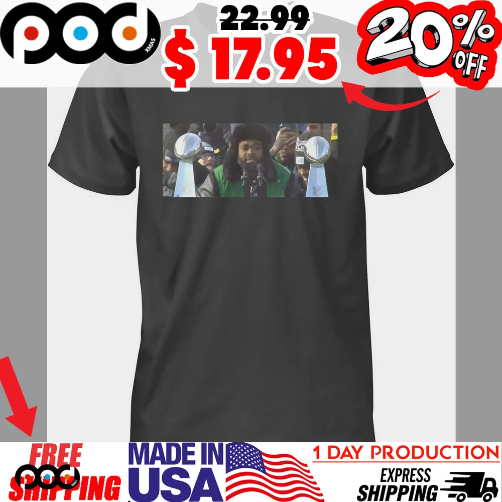 Brandon Graham I wanna thank everybody I will always be a part of Philly Super Bowl victory parade shirt