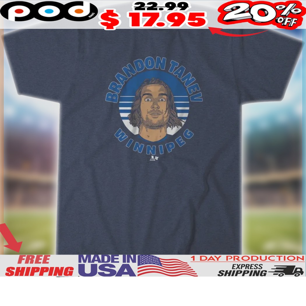 Brandon Tanev Winnipeg Jets Headshot Shirt Brandon Tanev Winnipeg Jets Headshot Shirt
