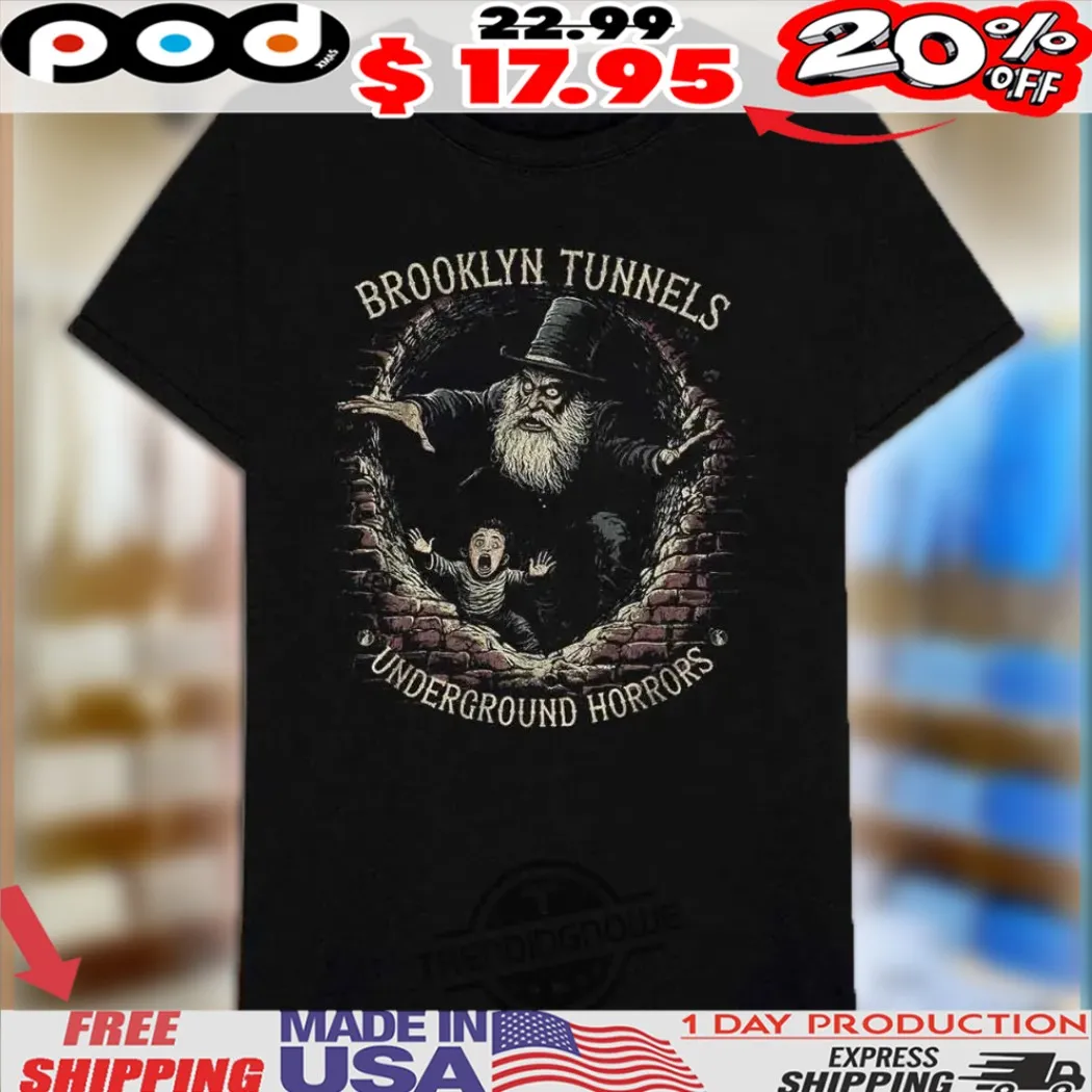 Brooklyn Tunnels Underground Horrors Mysterious Wizard Shirt