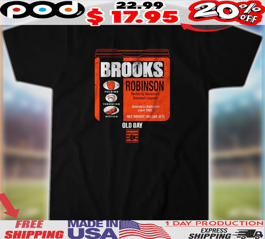 Brooks Robinson Baltimore Orioles Old Bay Can Shirt